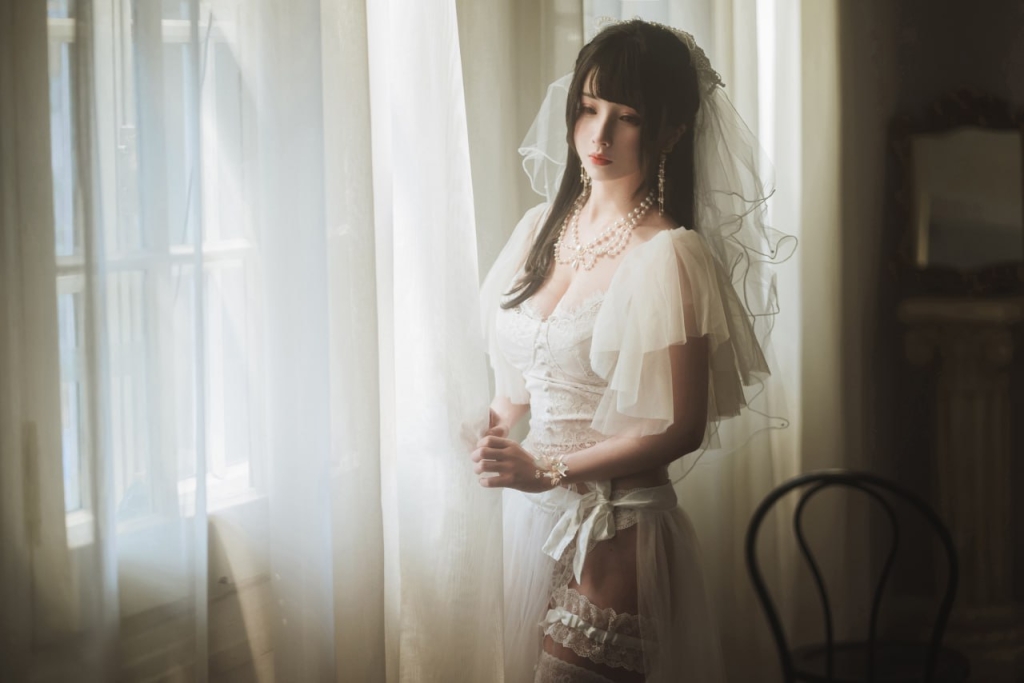 凉凉子 透明婚纱 1